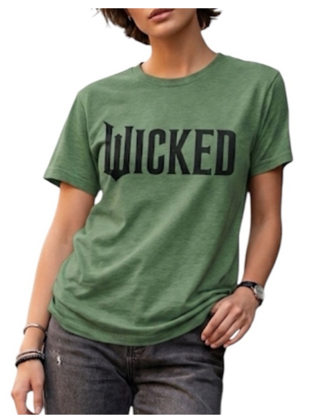 Universal Green Wicked Short Sleeve Tee Color Change Fabric Size: XL